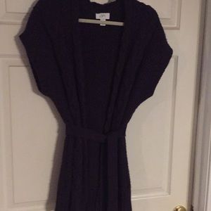 Plum short sleeve sweater